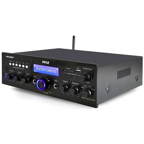 Main product image for Pyle PDA6BU Bluetooth 200W Stereo Amplifier Receive 310-2648